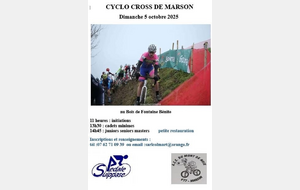 Cyclo cross de Marson